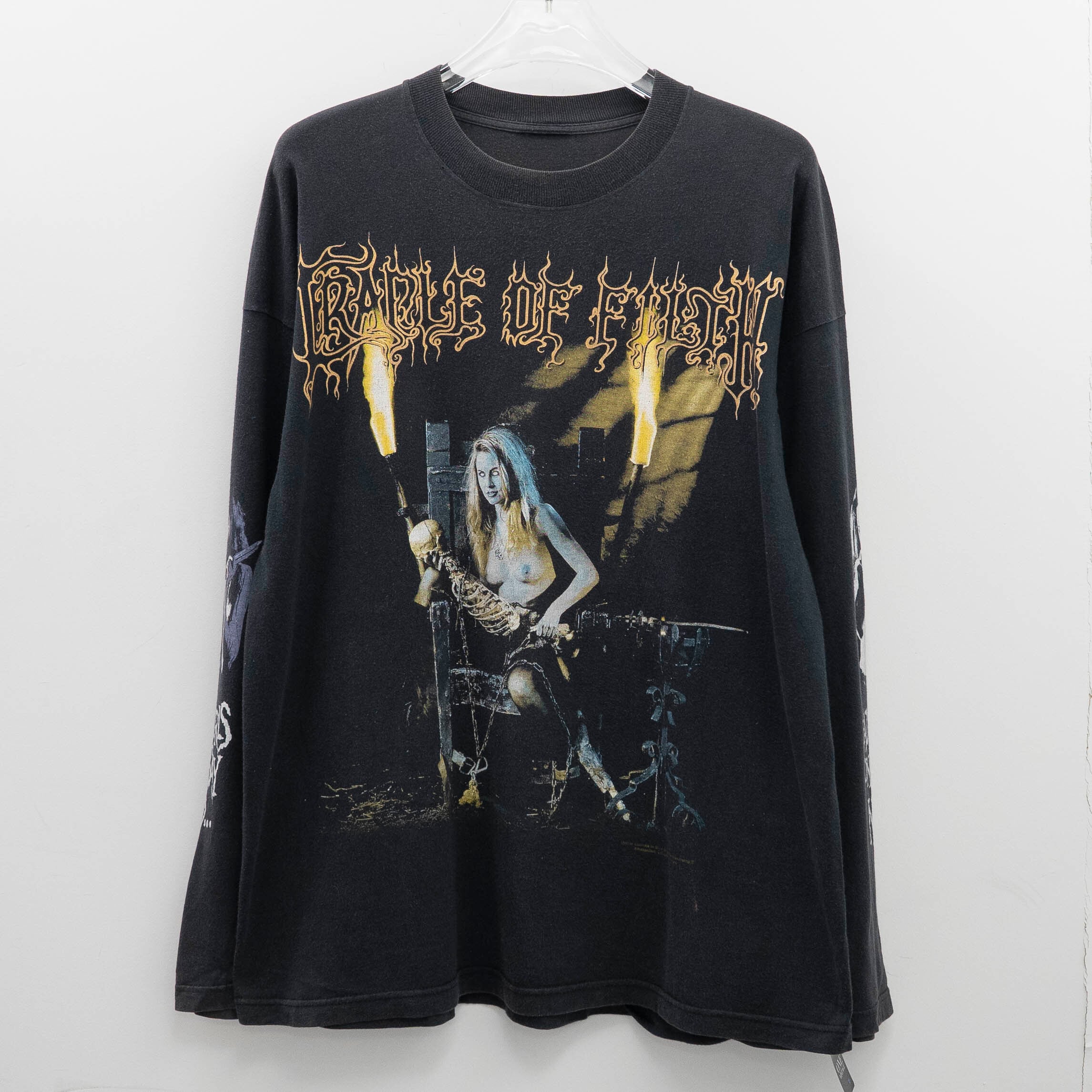 Cradle Of Filth " Psychopathia L/S " Cut Tag Fits XL【A6-485】