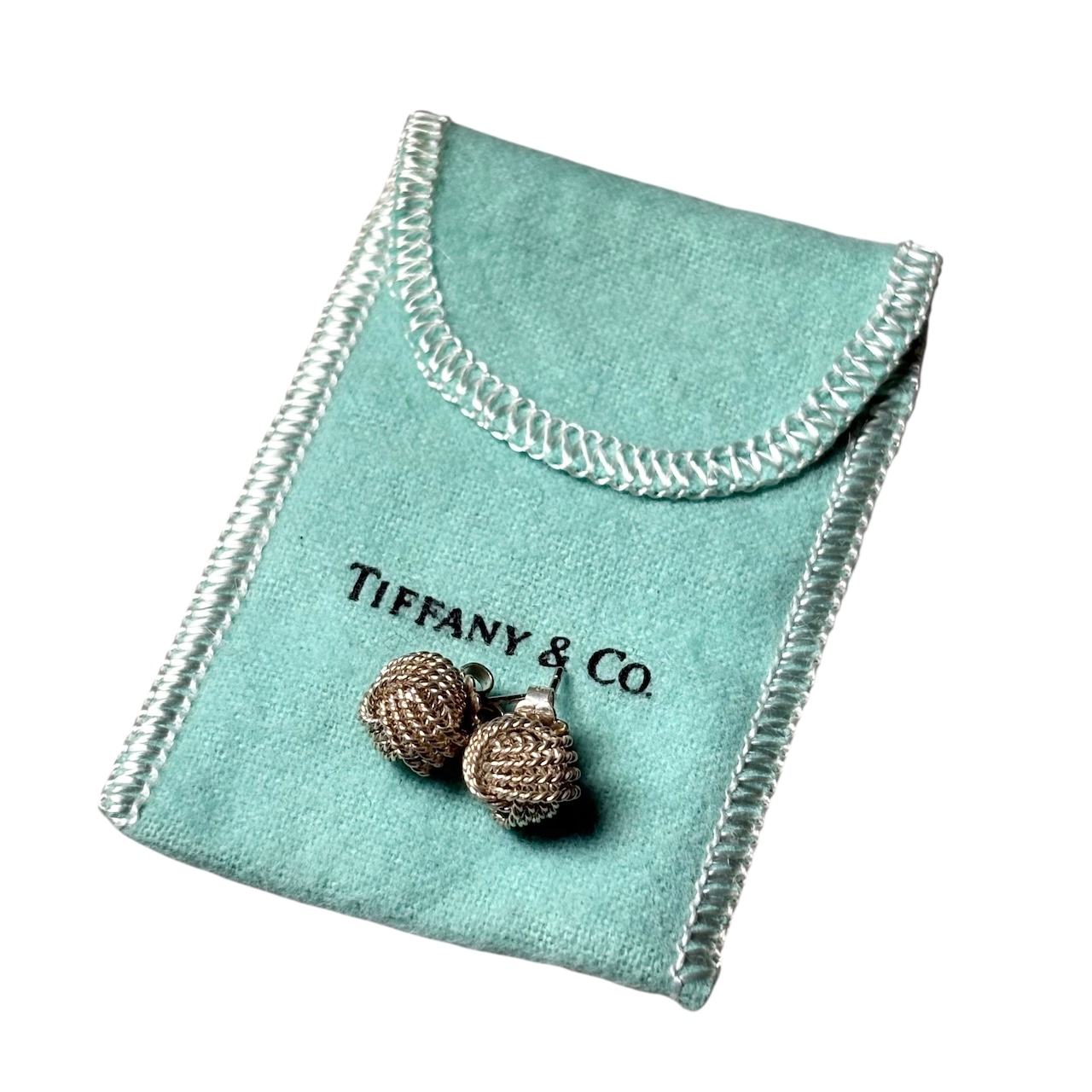 vintage TIFFANY silver earrings “Somerset”