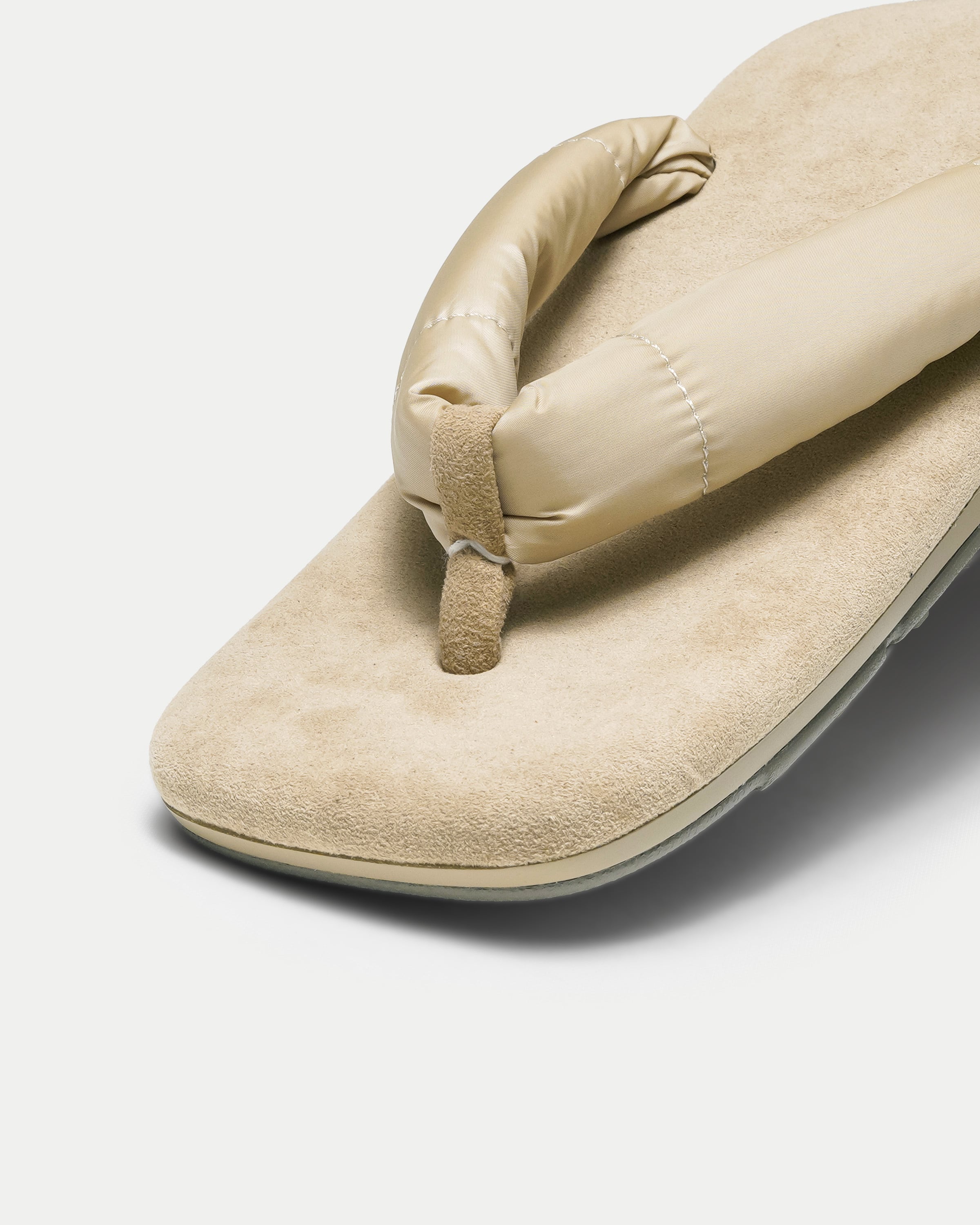 SETTA × SNEAKER “ unda ” / SUEDE PADDED TAUPE | goyemon ONLINE STORE