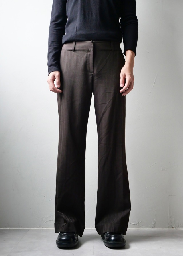 shadow stripe flare  pants