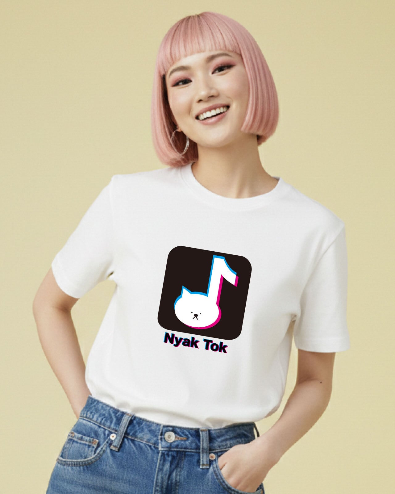 ニャックトック】 ユニセックスTシャツ☆マジックマインド | マジック