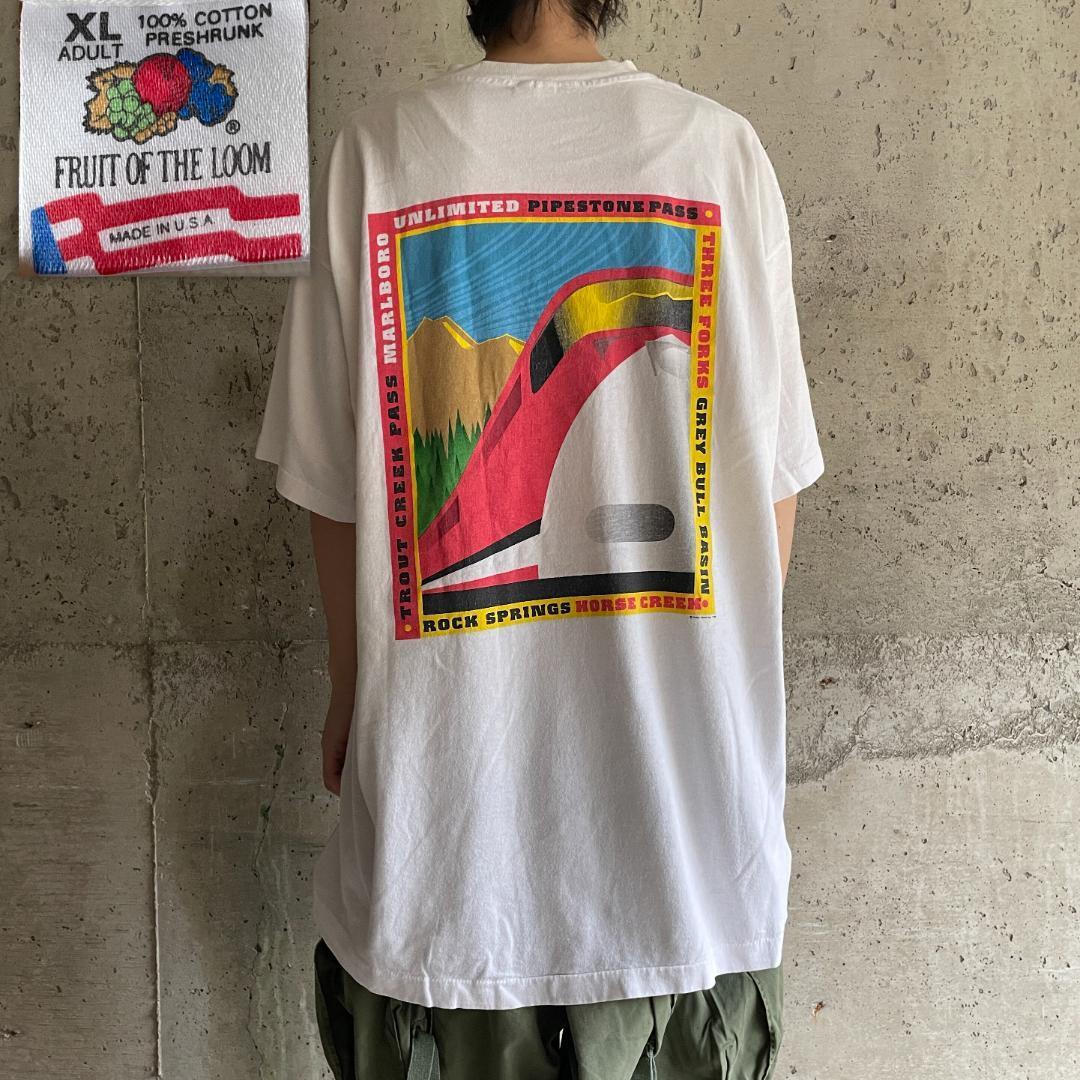 【GF219】Tシャツ マルボロ タバコ プロモ ビンテージ ポケT 90s 【GF219】Tシャツ マルボロ タバコ プロモ ビンテージ ポケT 90s
