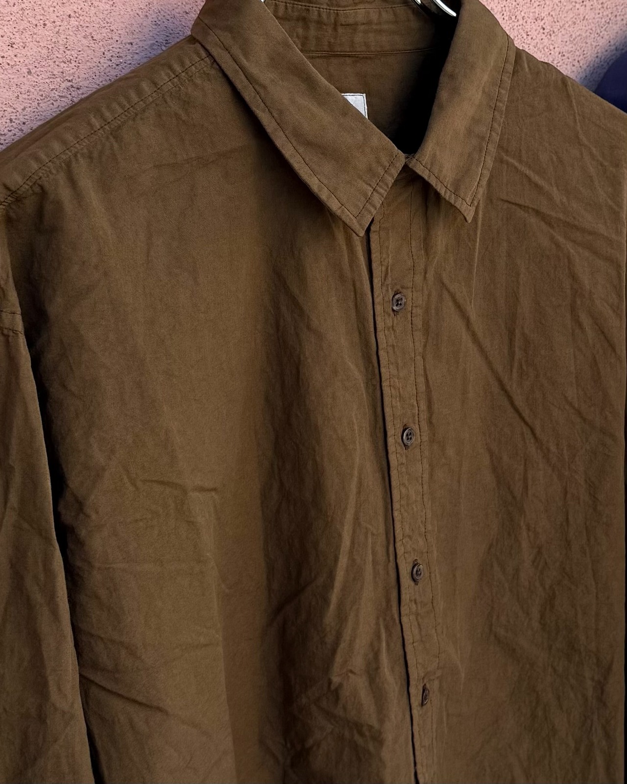 【ARMEN WOMEN】UTILITY REGULAR COLLAR SHIRT