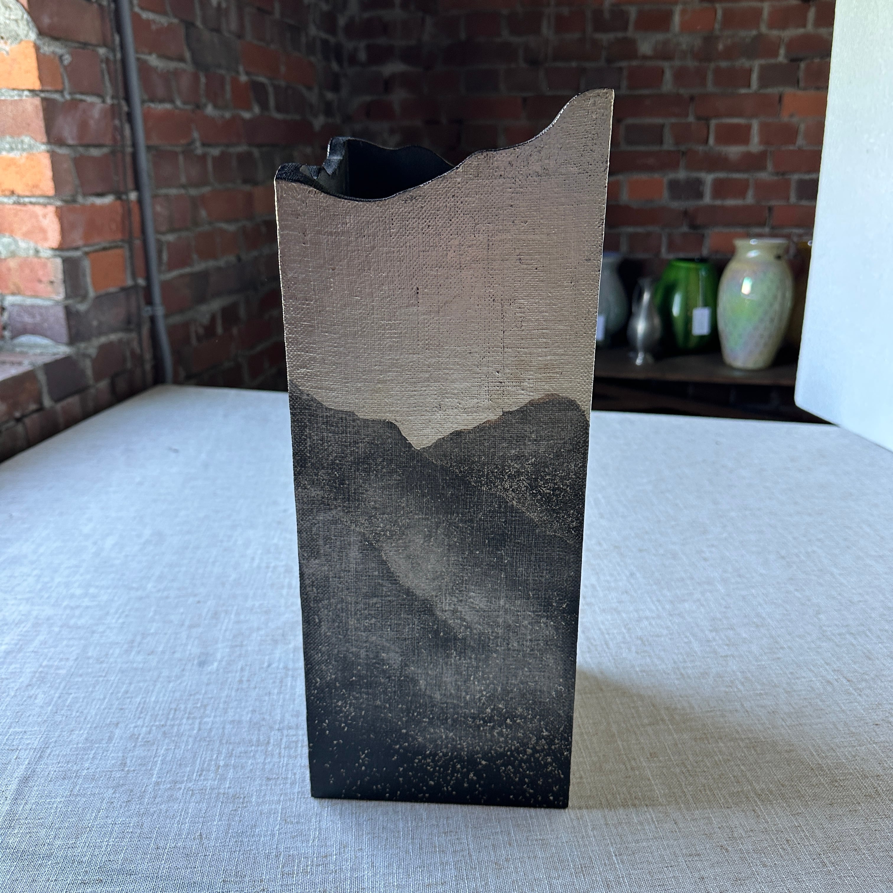 Wood Art Vase / Japan