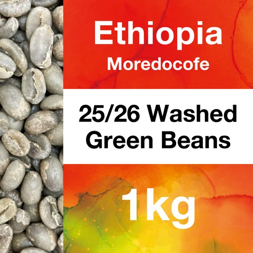 エチオピア モレドコフェ 25/26 Washed 生豆 1kg Ethiopia Shidamo Guji ShakissoG2 Moredocofe 1kg Green Beans