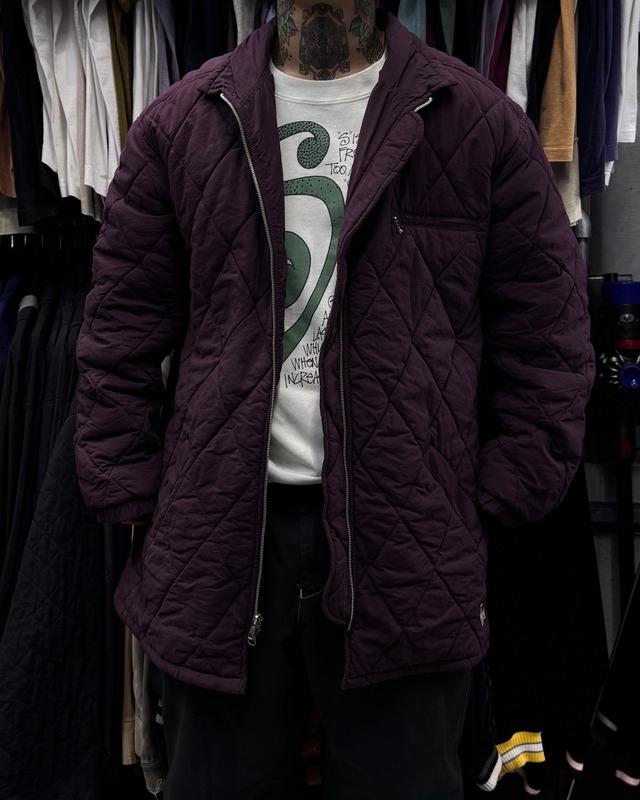 90’s old stussy Nylon Quilting Jacket “白タグ” 【高円寺本店】