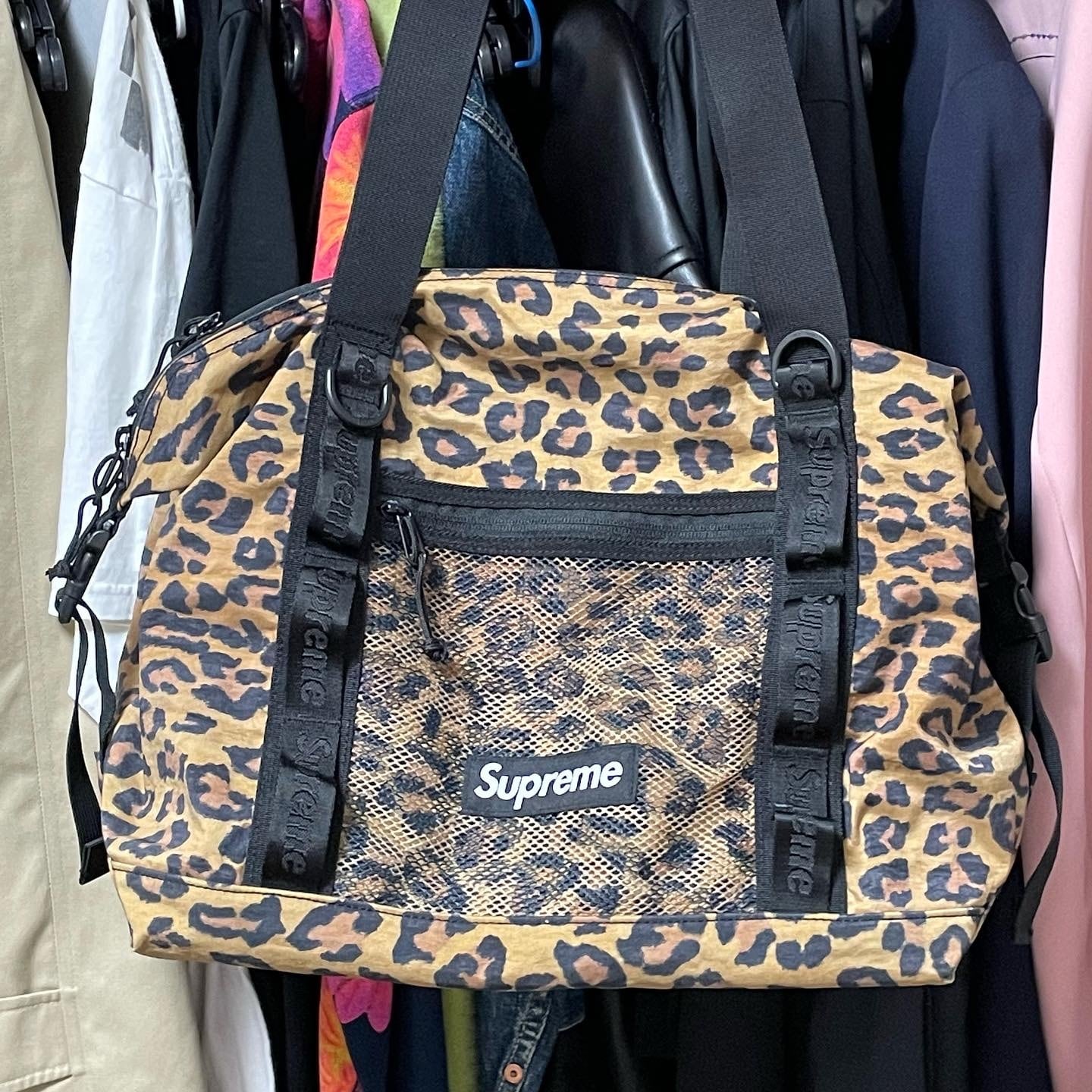 SUPREME シュプリーム トートバッグ ハンドバッグ レオパード ヒョウ柄 