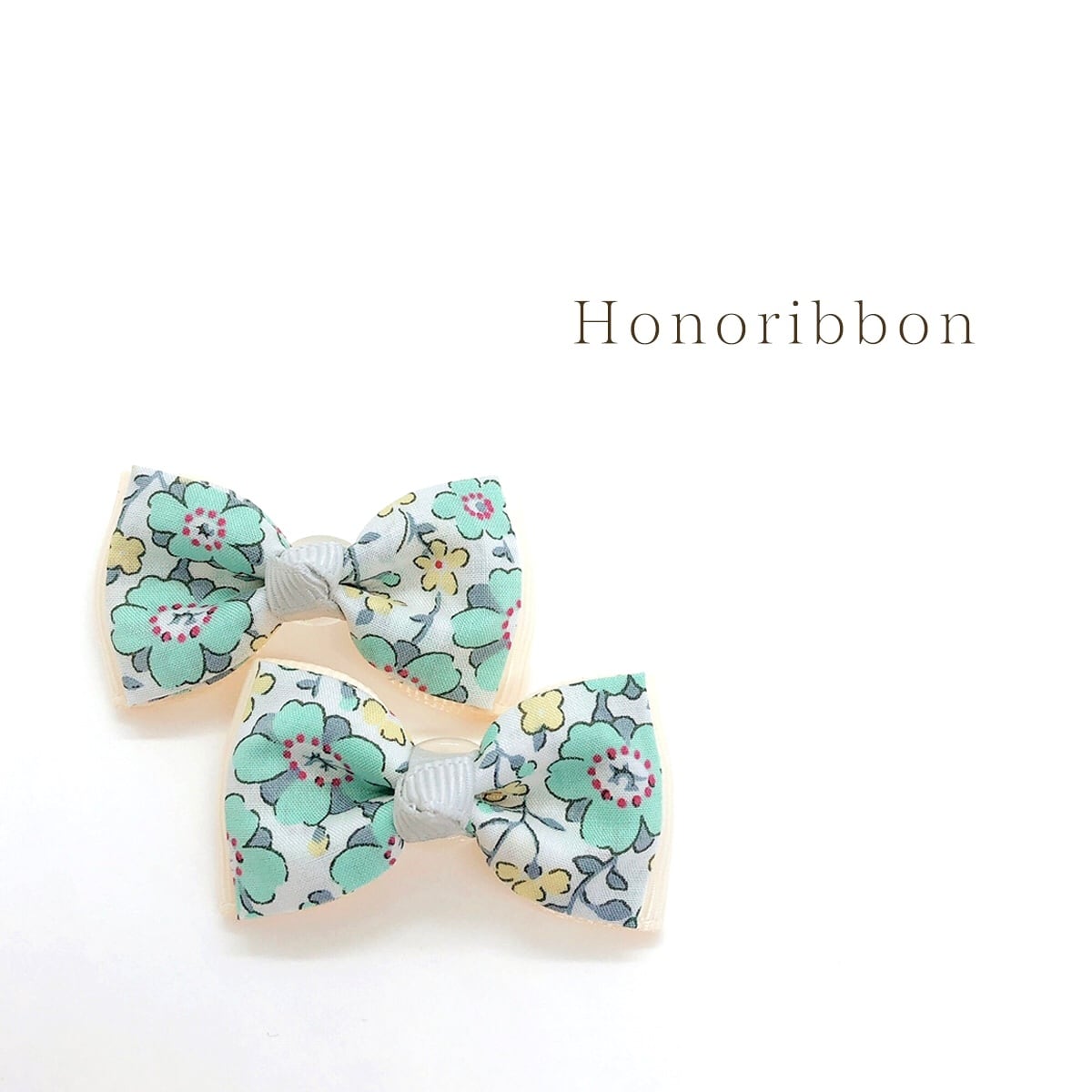 ♡コットンリボン　ベビーキッズヘアクリップ　ヘアゴム　ヘアピン  ハンドメイド 380 ハンドメイド ベビーキッズ ヘアゴム ヘアクリップ - メルカリ