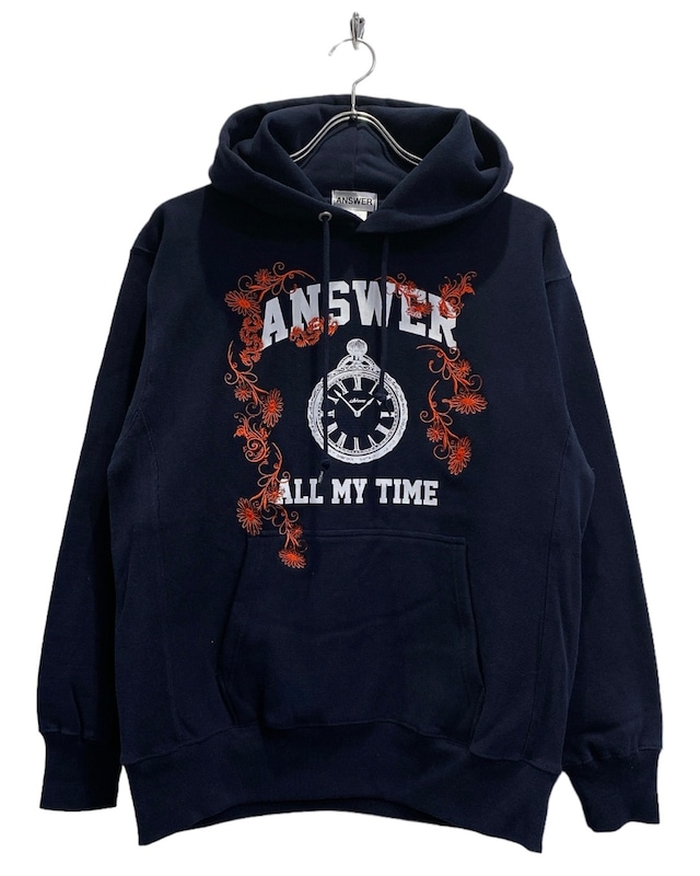 ANSWER COLLECTION / ALL MY TIME COLLEGE HOODIE