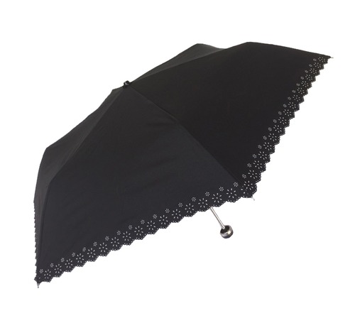 晴雨兼用 50cmシルバーコーティングパンチング折り畳み傘