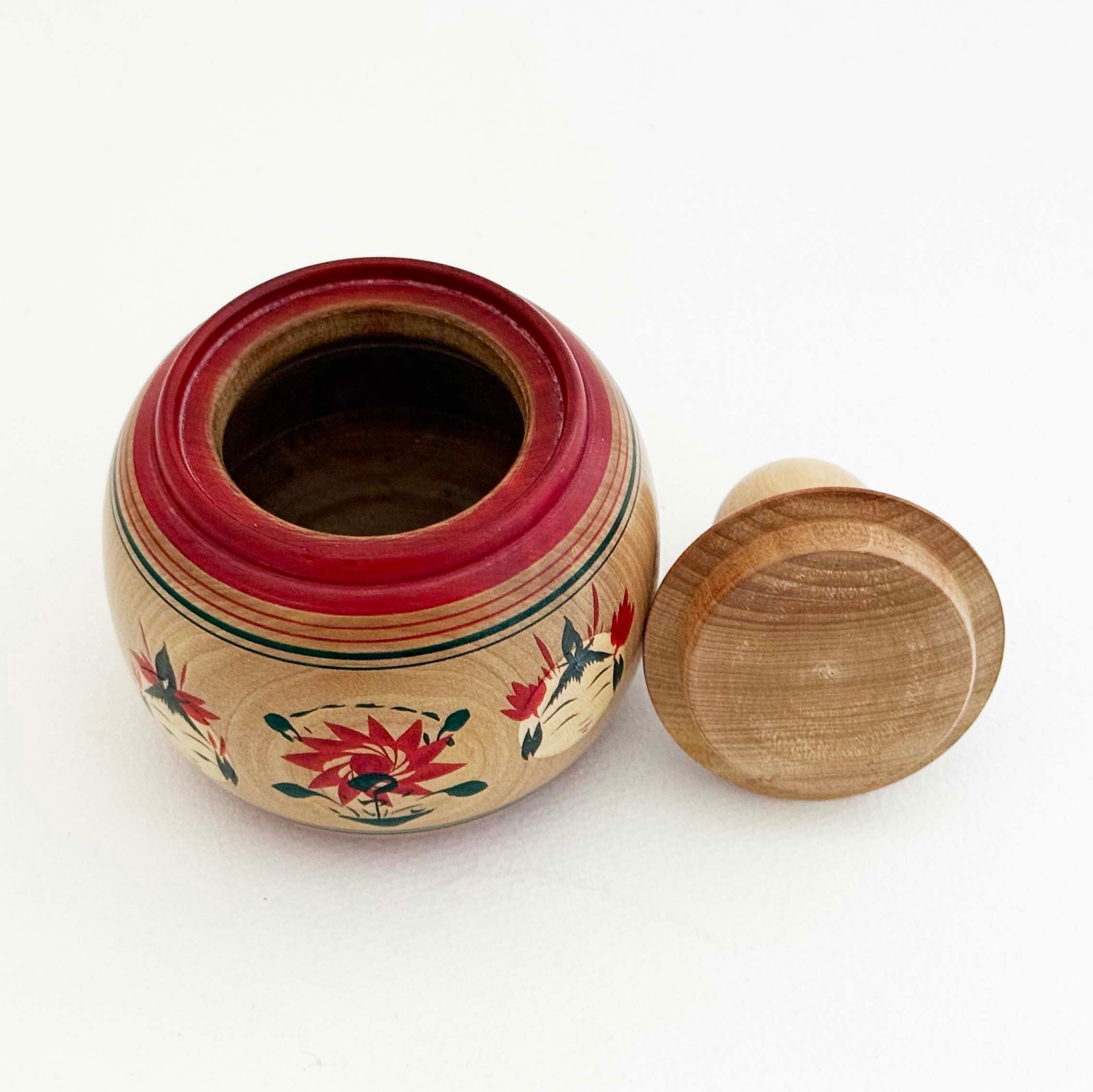 鳴子系 / 大沼秀顯工人（象嵌細工 有色材蓋物えじこ）