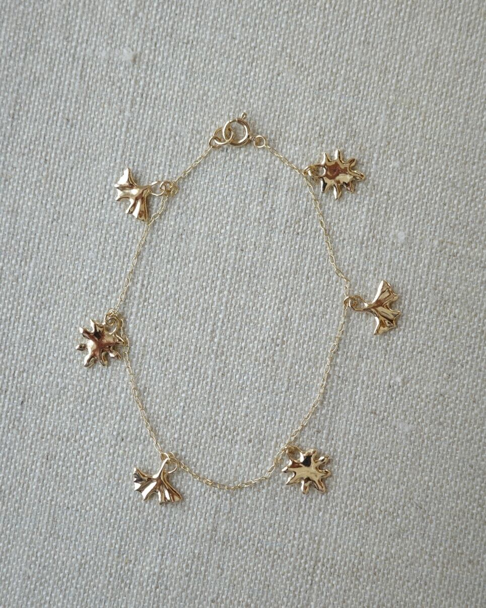 leaf bracelet K10