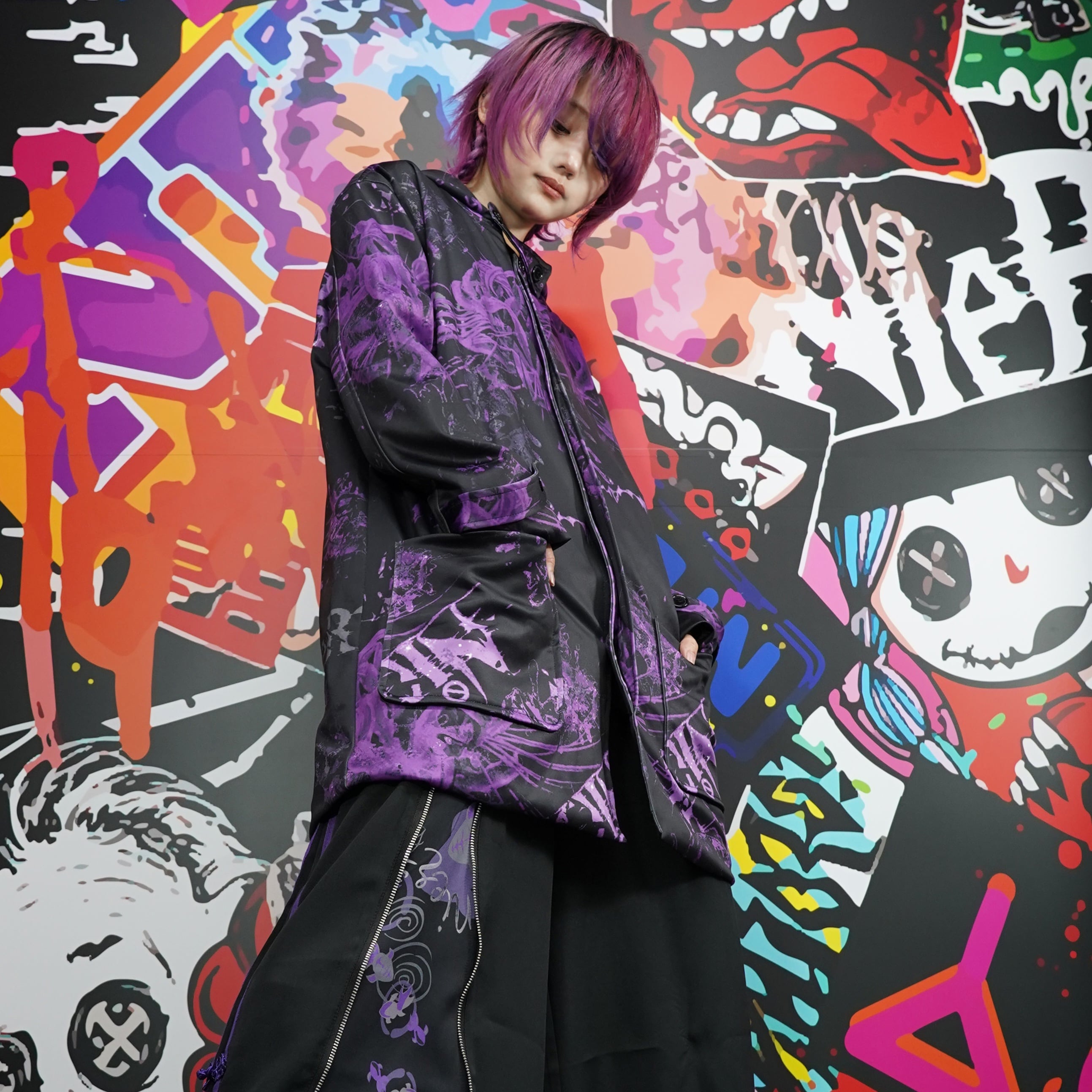 JACKET風LONG OUTER【紫彼岸花】 | NIER CLOTHING