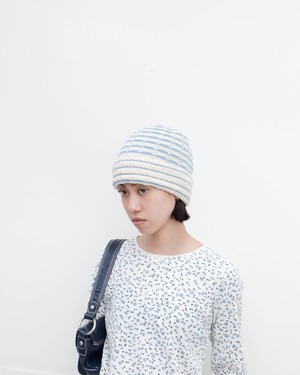 ripple stripe beanie