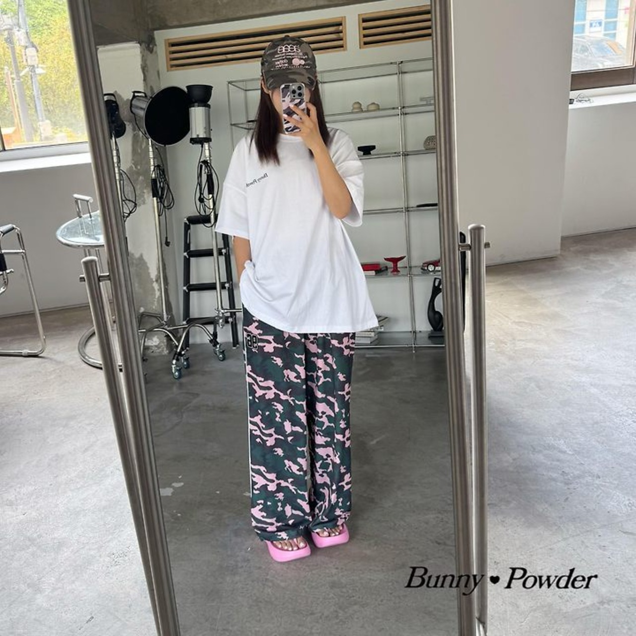 [Bunny Powder] (Planning) Camo Mesh Pants (adult) / [버니파우더] 기획)카모메쉬팬츠 (adult)