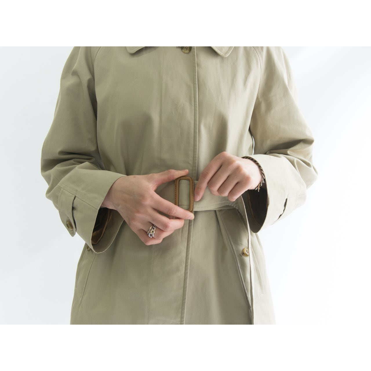 Burberrys】Made in England 80's Single trench coat Burberrys】Made in England 80's Single trench coat