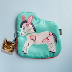 ナタリー・レテ サテンアニマルポーチ ロバ