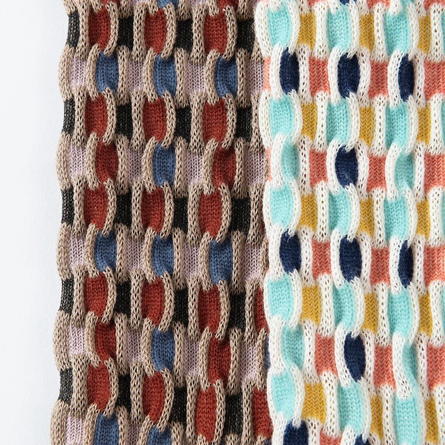 TRICOTÉ /【23-26cm】bampy checked socks TR61SO046