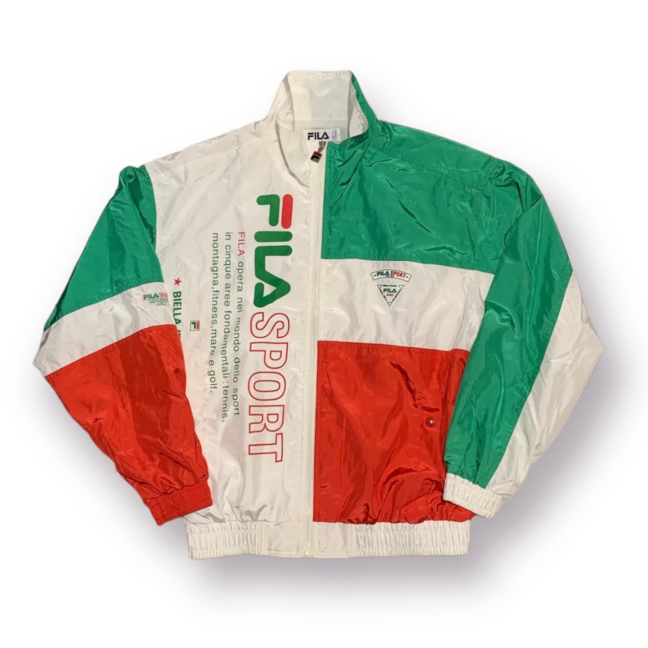 超希少‼︎ 90s' FILA Teach nylon jacket