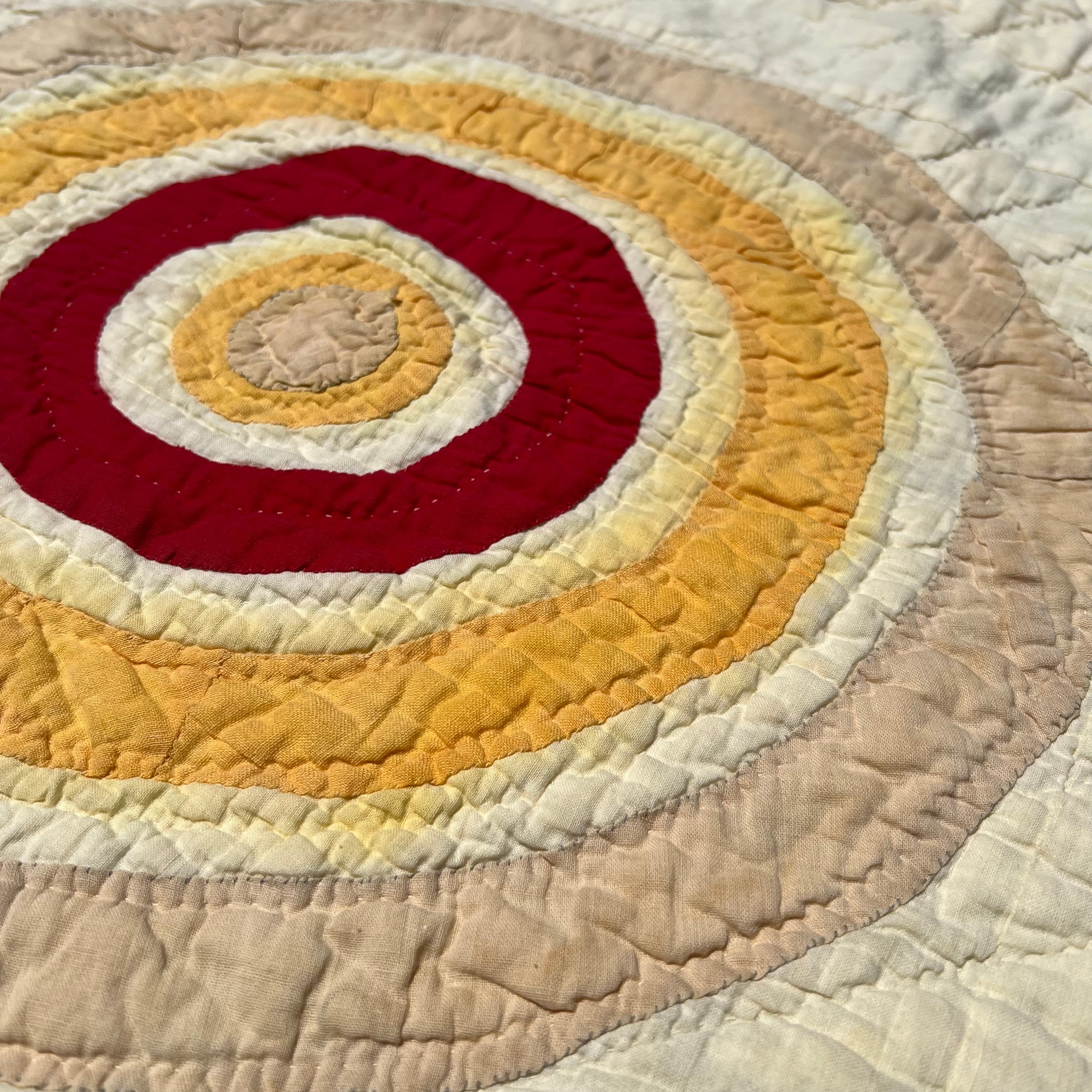 ヴィンテージキルト  同じポーズの妖精達  ハンドメイド HANDMADE QUILT / GEOMETRIC PATTERN | BUFF STOCK YARD