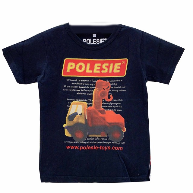 【即納】polesie T-shirt black crane truck
