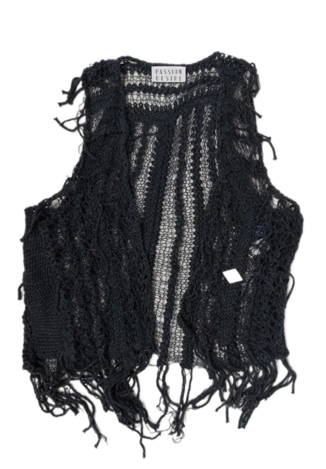 el conductorH×blackmeansFRINGE KNIT VEST el conductorH×blackmeansFRINGE KNIT VEST - メルカリ