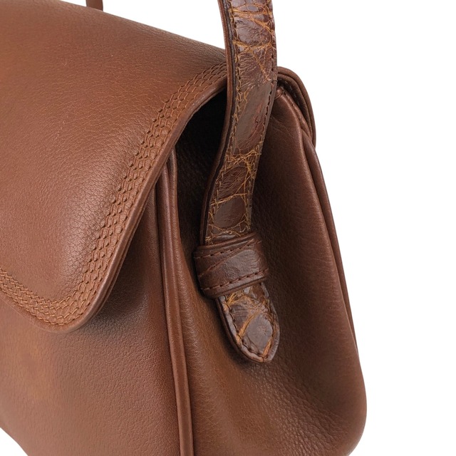 LOEWE ロエベ ショルダーバッグ ブラウン レザー ワンショルダー vintage ヴィンテージ オールド x6g5se