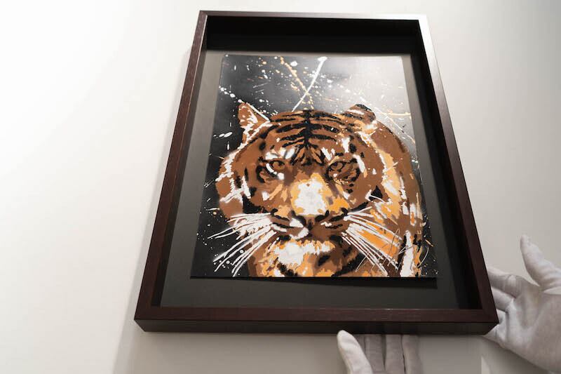 Tiger / トラのスプレーアート作品 絵画販売 | TOMOYA GALLERY STORE