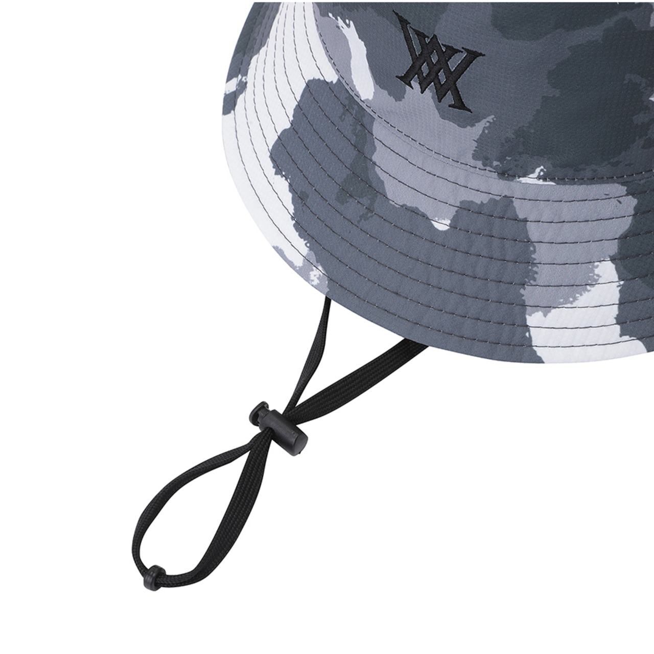 (UNI) GRAPHIC REVERSIBLE BUCKET HAT [サイズ: F(AGDUUCP43BKF)] [カラー: BLACK]