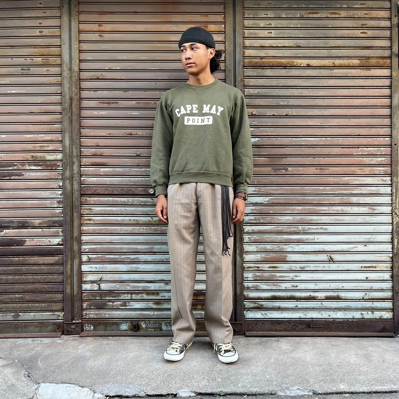 90s 00s 米軍 海兵隊 軽々しい USMC プリント ミリタリー スウェット M 