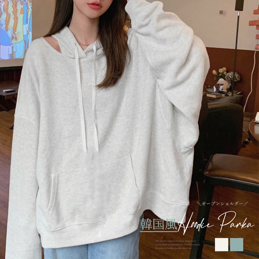 フード付きtシャツ レディース 韓国風