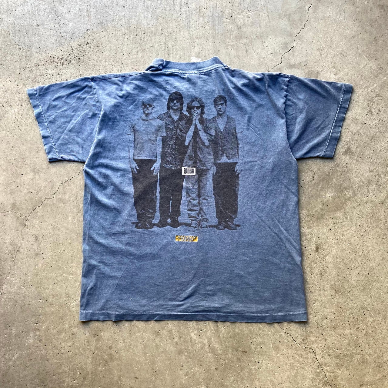 不明着丈90年代 R.E.M アールイーエム 両面プリント ツアー バンドTシャツ バンT 英国製 メンズXL ヴィンテージ /evb002173