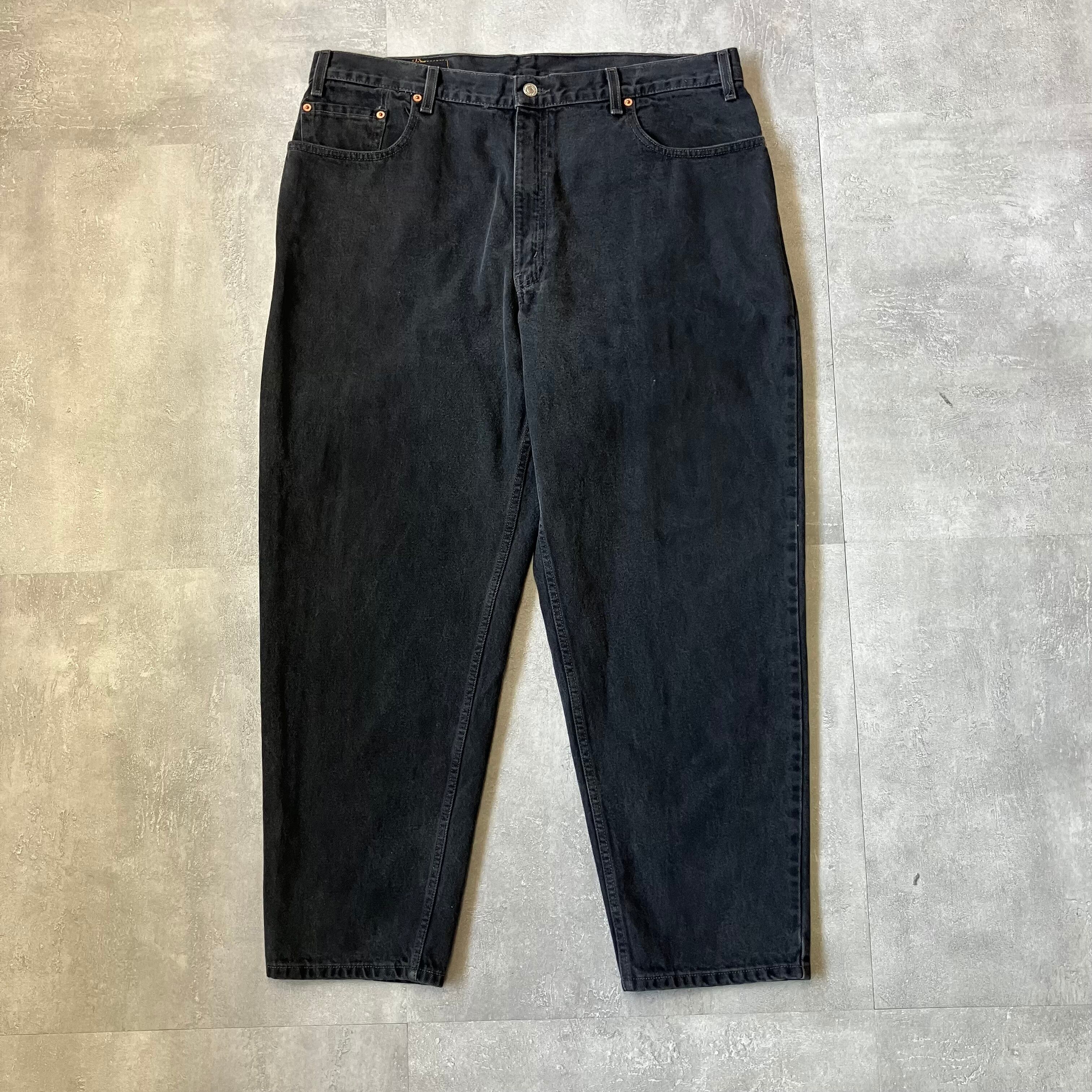 《実寸w39l29》Levi's リーバイス 560 90s ブラックデニム バギーデニム No.3432