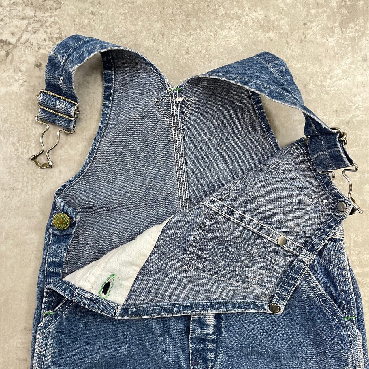 kids】70年代 USA製 OSHKOSH オシュコシュ デニム オーバーオール