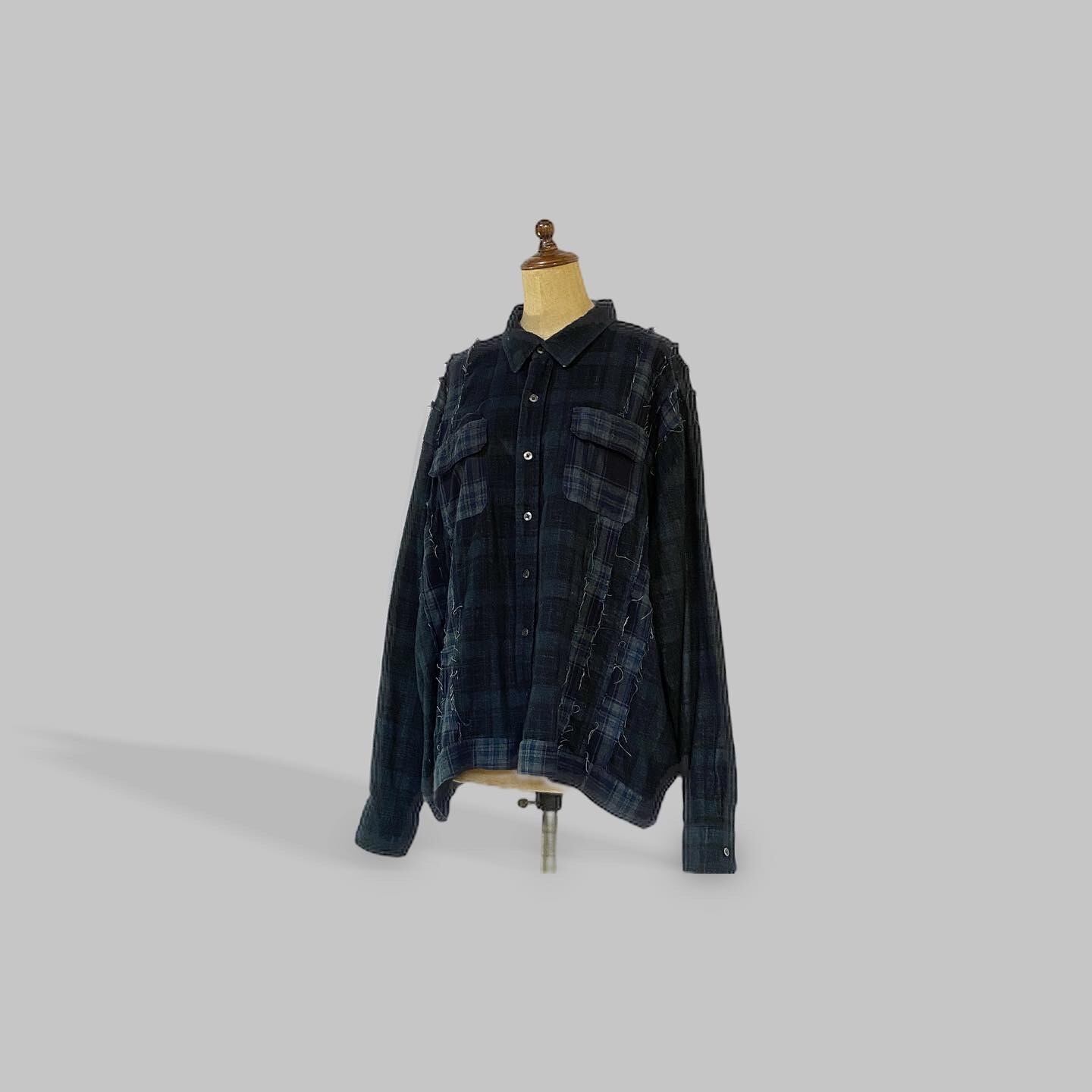 Rebuild flannel shirts overdye fringe