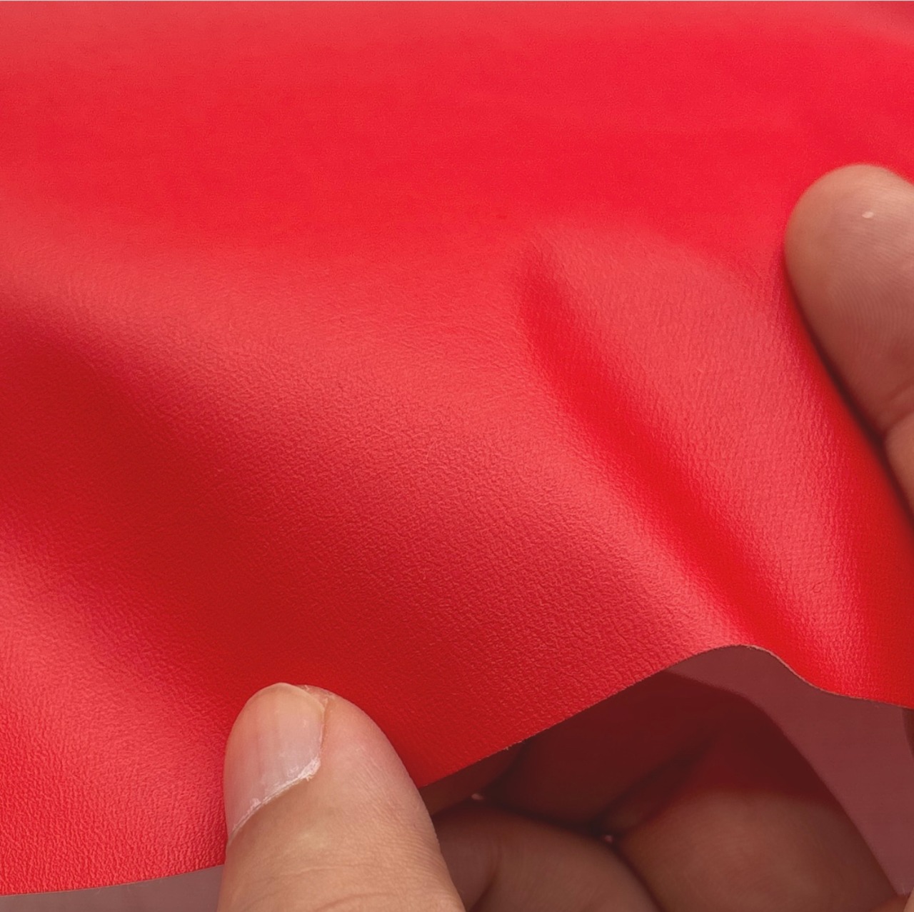 ★CT149◆オーダー1m単位◆SALE◆防菌防臭加工合皮レーザー裏地生地◆レッド