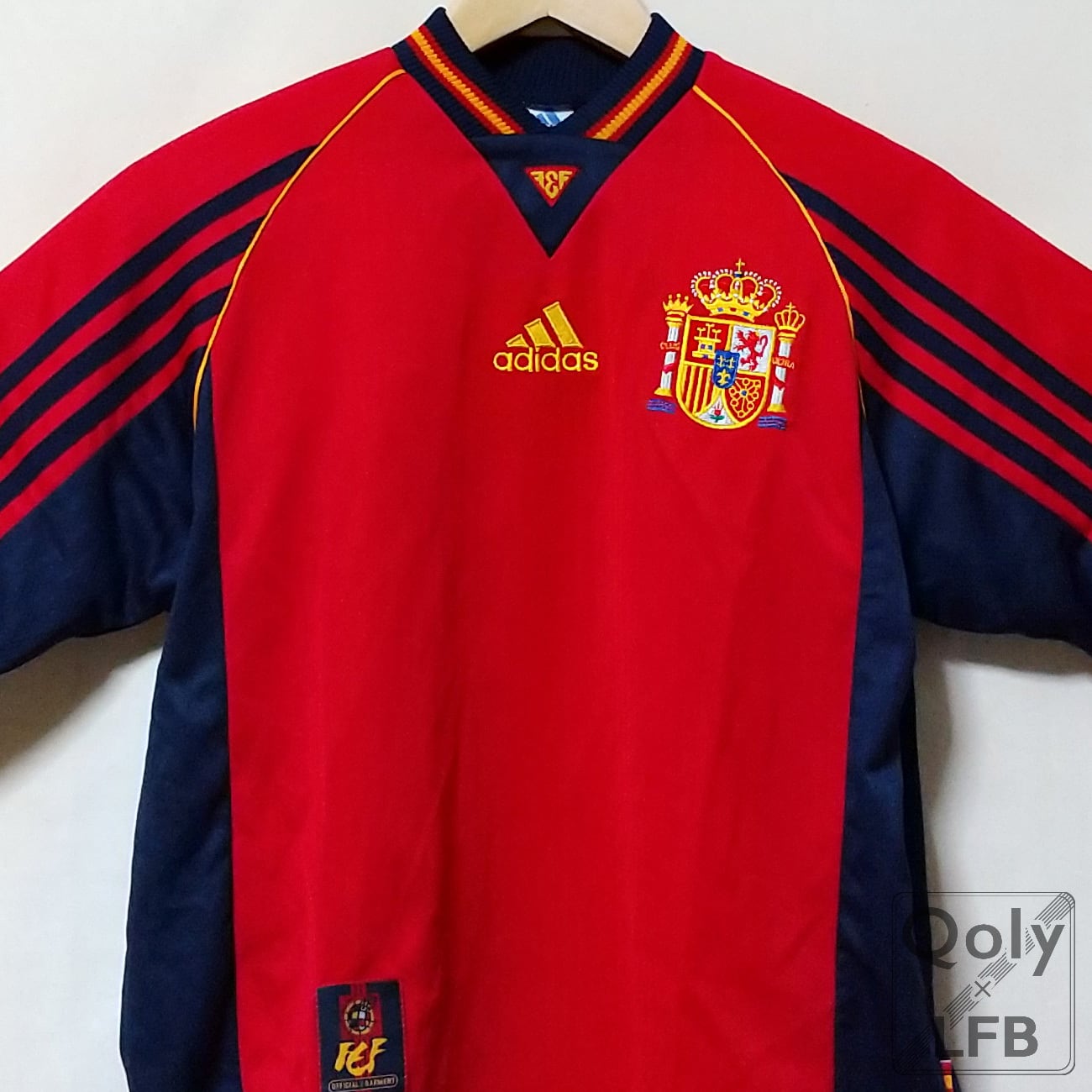 スペイン代表 1998 adidas ホーム半袖 ユニフォーム（インポートXS ...