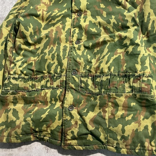 90s TTsKO カモフラージュ 中綿 キルティングライナー アモベルト 弾薬用ポケット バックストラップ 総柄 ロシア製 jacket 詳細写真4