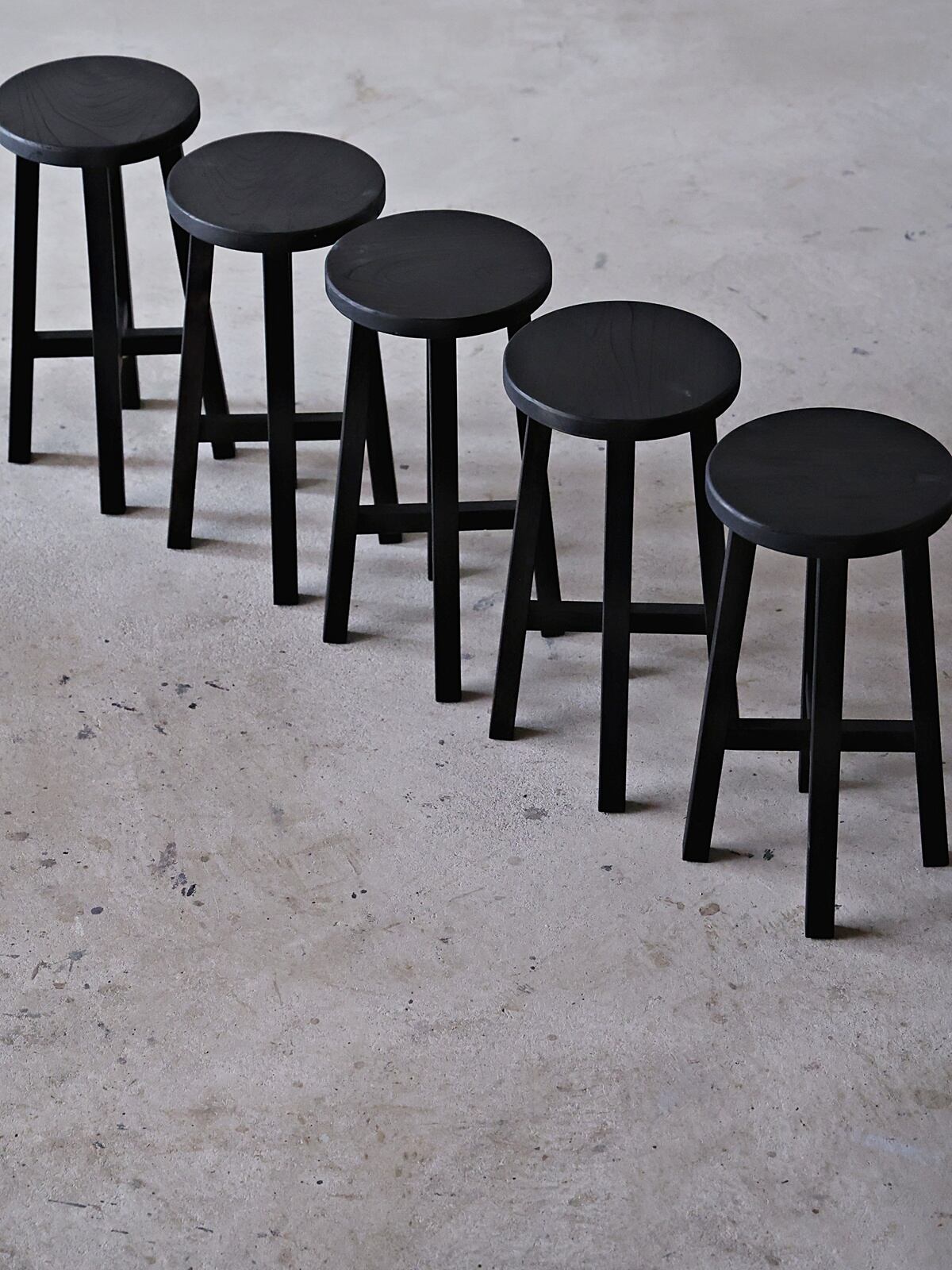 松材 作業馬のベンチB 長椅子 スツール チェア 古家具 古道具