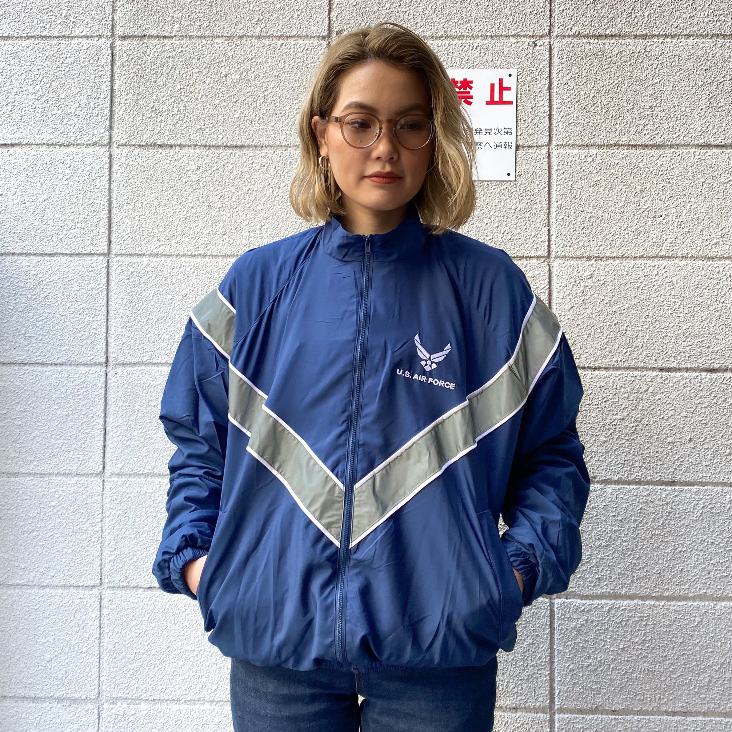 90s US AIR FORCE ナイロントレーニングジャケット s size | ochge.org