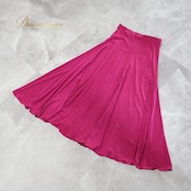 社交ダンス 衣装 スカート ピンク系 ジャンティ gentil 鮮やか 無地 シンプル 練習 レッスン 伸縮 ストレッチ 上品 かわいい ダンス衣装 ステージ イベント パーティー