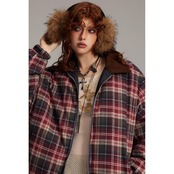 【暖かさUP】VINTAGE リバーシブル 中綿ジャケット T1259