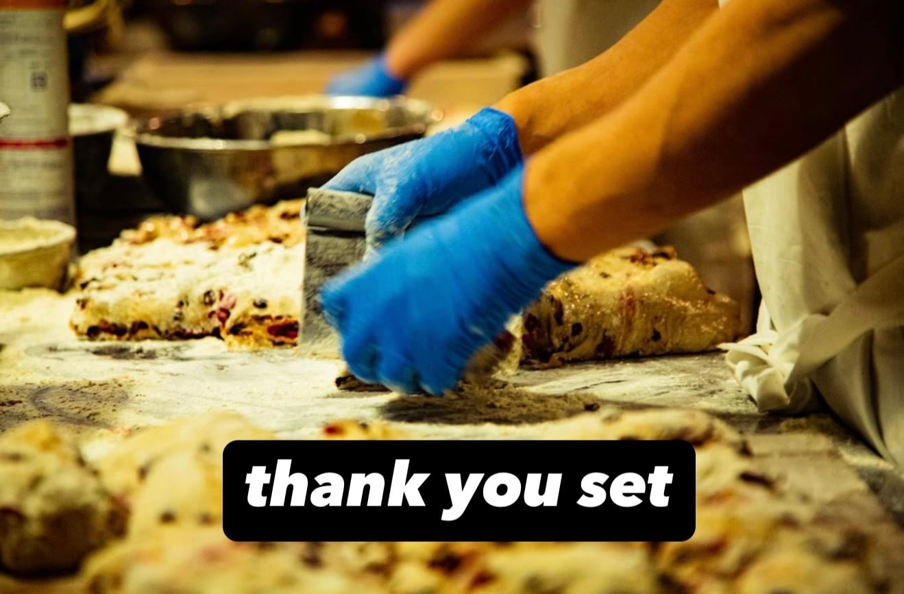 再販!【12/4までに発送】thank you set