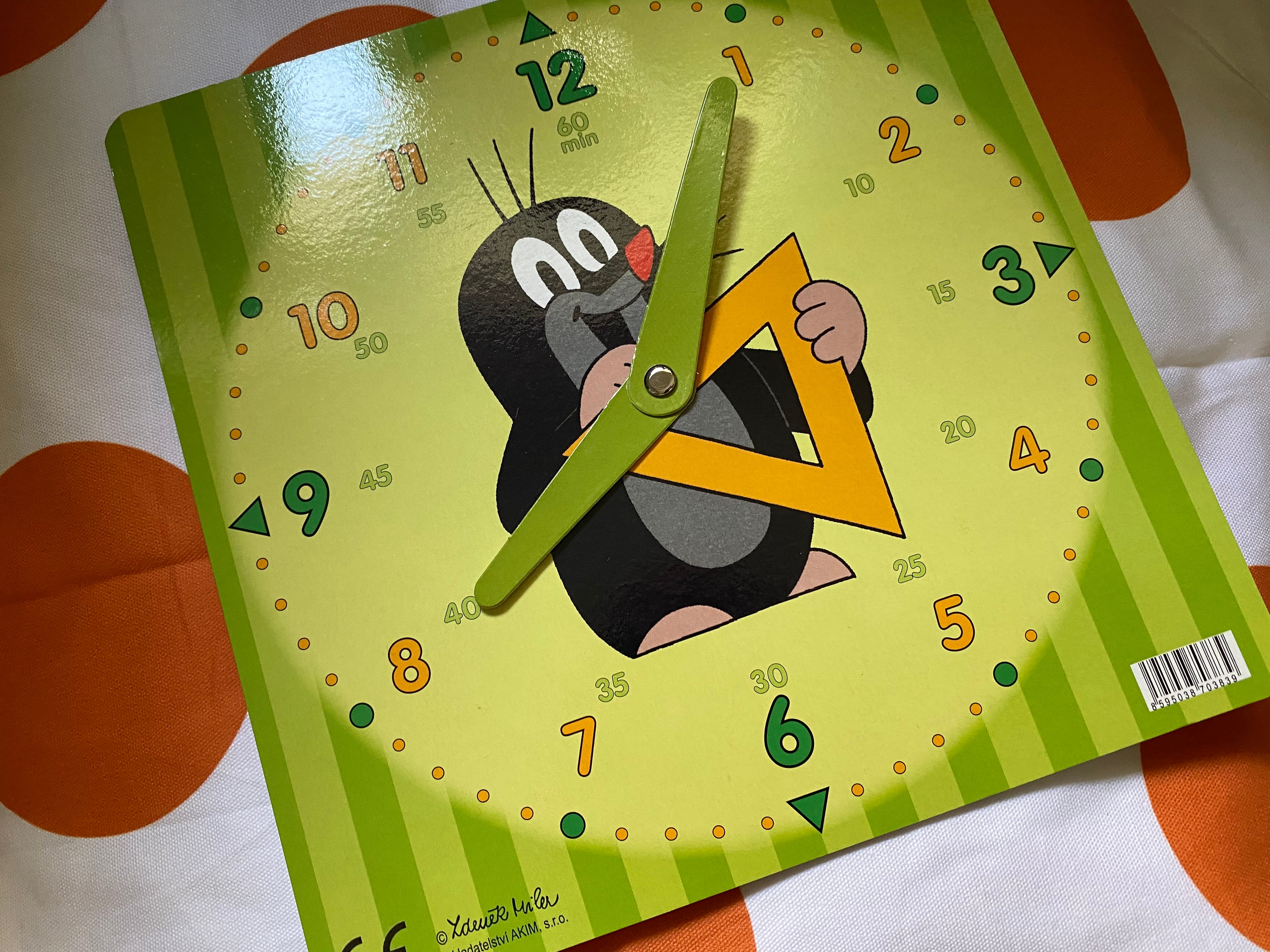 チェコ製 クルテク 時計 おもちゃ 知育玩具 チェコアニメ | コチカーニバル