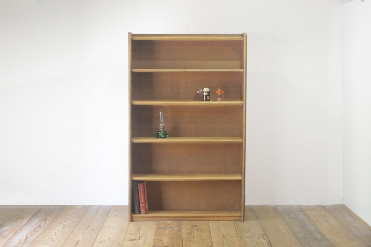 ヴィンテージ 本棚 シェルフ 無垢材 ラック 収納 飾り棚 木製