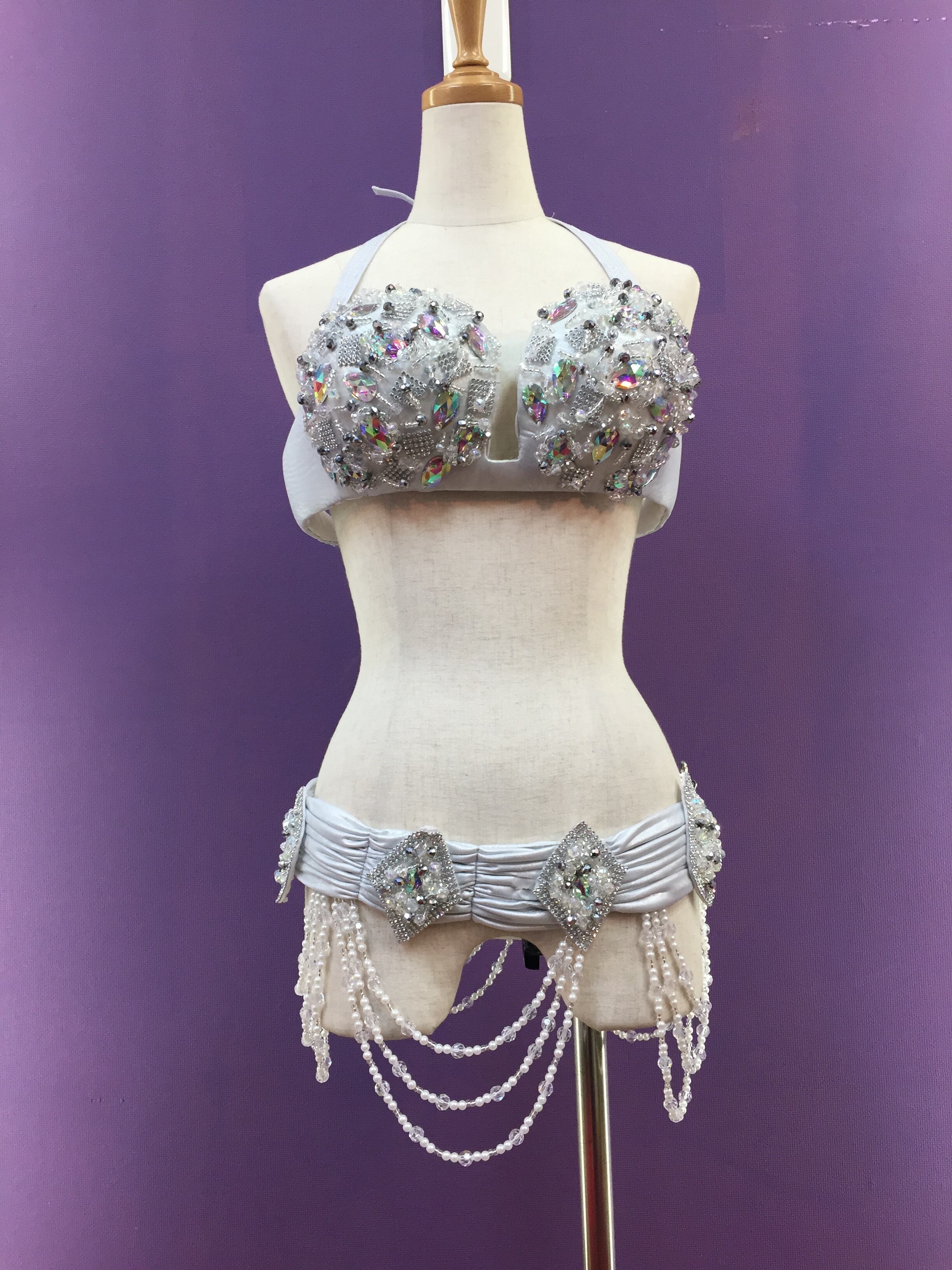 ベリーダンス衣装 サイディドレススタイル レッド Shamira