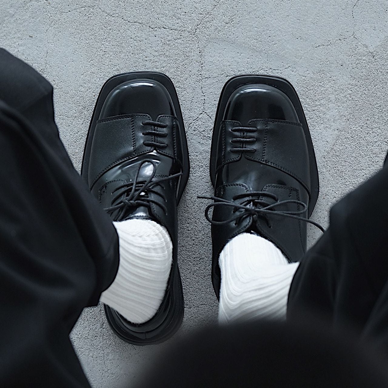 Casual Derby Leather Shoes(MT1364)