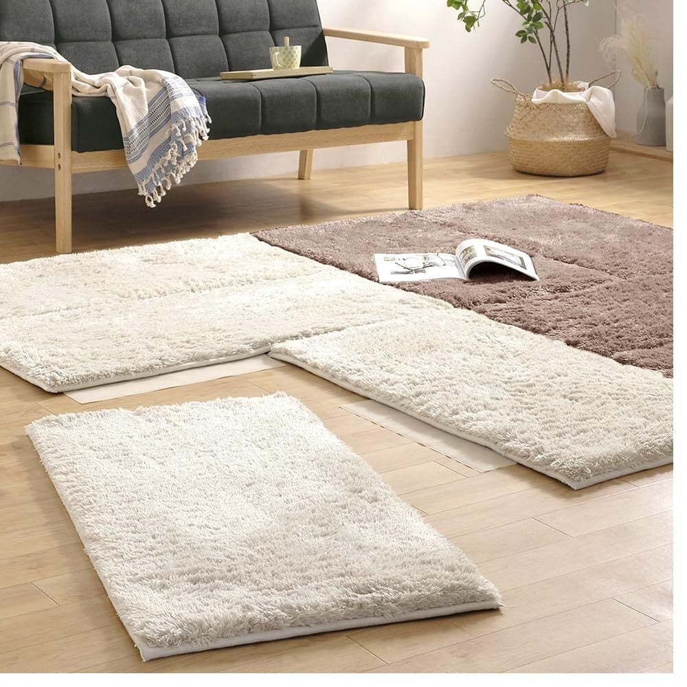 Beddiny カーペット ラグ マット シャギーラグ ホットカーペット対応 ふわふわ肌 Beddiny カーペット ラグ マット シャギーラグ ホット