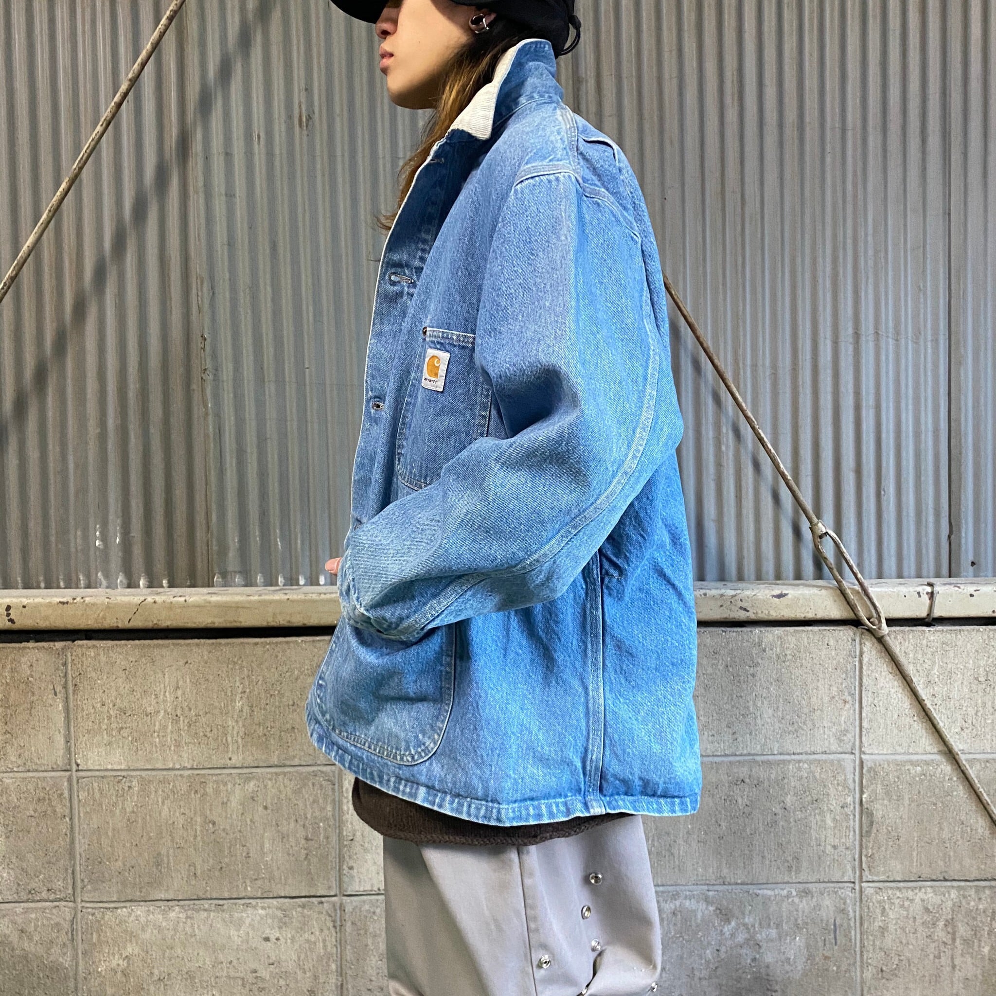 年代 ビンテージ Carhartt カーハート デニム ブランケットライナー