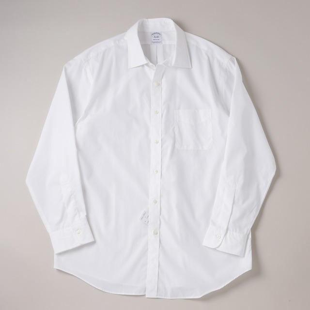 【未使用】 Brooks Brothers cotton Shirt Size 16 about L dead stock ／ ブルックス・ブラザーズ ピースマ コットン ブロード シャツ ホワイト  サイズ16 実寸L デッドストック